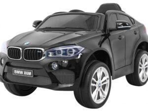 Licencirani auto na akumulator BMW X6M - crni/lakirani
