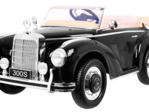 Licencirani auto na akumultor Mercedes Benz 300S RETRO - crni/lakirani