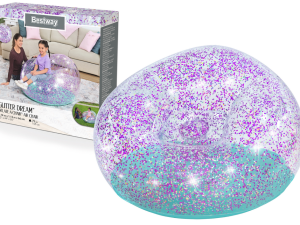 Svjetlucava stolica na napuhavanje 114 x 112 x 66 Bestway 75115