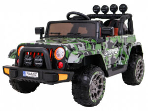 Auto na akumulator Full Time 4WD 4x4 - army