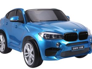 Licencirani auto na akumulator BMW X6 - plavi/lakirani