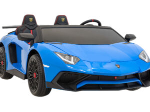 Licencirani auto na akumulator Lamborghini Aventador SV - dvosjed - plavi