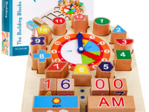 Wooden Clock For Learning