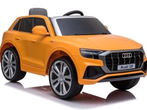 Licencirani auto na akumulator Audi Q8 - žuti/lakirani