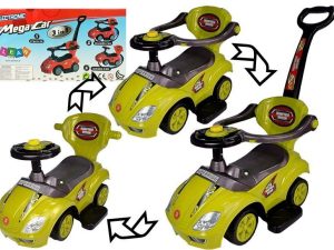 Dječja guralica Mega Car 3in1 - žuta