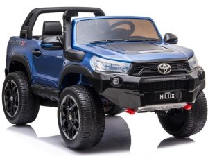 Licencirani auto na akumulator Hilux - dvosjed - plavi/lakirani