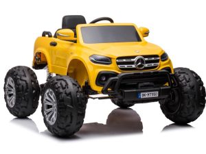 Licencirani auto na akumulator  Mercedes DK-MT950 4x4 - žuti/lakirani