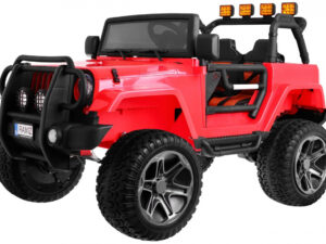 Auto na akumulator Monster Jeep 4 x 4 - DVOSJED - crveni