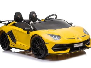 Licencirani auto na akumulator Lamborghini Aventador SX2028 - dvosjed - žuti