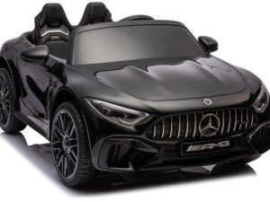 Licencirani auto na akumulator Mercedes AMG SL63  - crni/lakirani