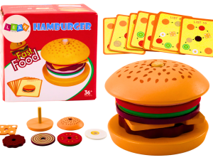 Wooden Hamburger 8 El Cards With Recipes 10 Pcs