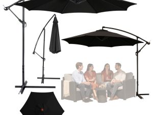 Vrtni suncobran sa podesivim nagibom 350 x 250cm - cni