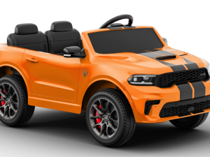 Licencirani auto na akumulator Dodge Durango - narančasti