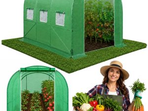 Vrtni plastenik 3,5 x 2 x 2M PRO FRAME - 30M² - zeleni